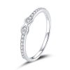 Inel din argint Crystal Infinite Band-Inele