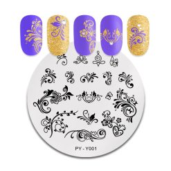 MATRITA METALICA PENTRU STAMPILA PY-Y001 - PY-Y001 - Everin.ro-NAIL ART ❤️ > Matrite si oja stampila