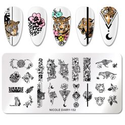 Matrita metalica pentru decor unghii ND-152 - ND-152 - Everin.ro-NAIL ART ❤️ > Matrite si oja stampila