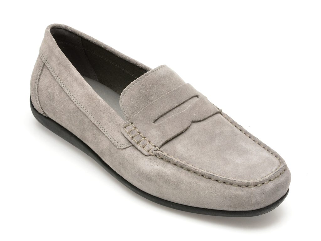 Mocasini casual GEOX gri