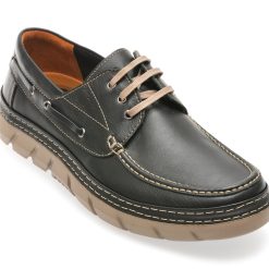 Mocasini casual PANORAMA negri