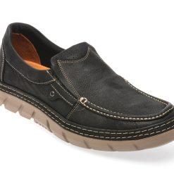 Mocasini casual PANORAMA negri