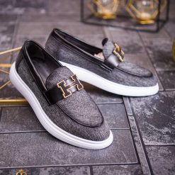 Mocasini de barbati casual grinegru talpa inalta ultra usoara – AD628 4