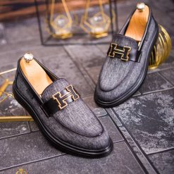 Mocasini de barbati casual grinegru talpa inalta ultra usoara – AD630 4