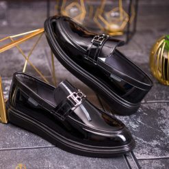 Mocasini de barbati casual negru talpa inalta ultra usoara – AD626 4