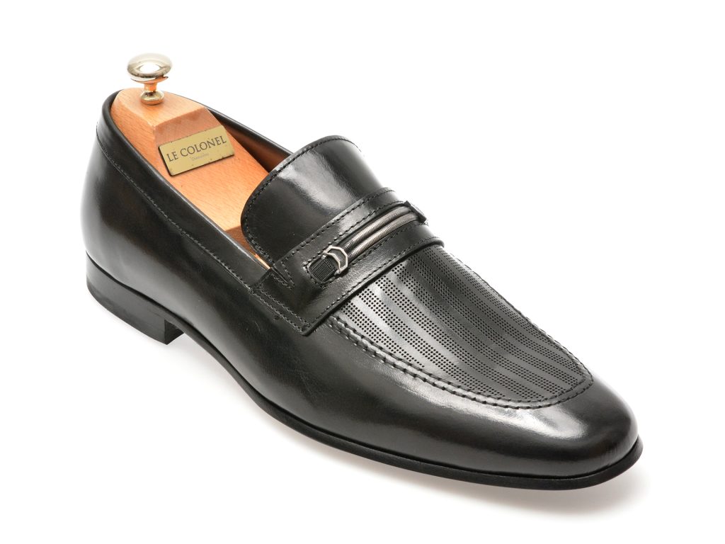 Mocasini eleganti LE COLONEL negri