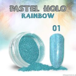 PIGMENT PASTEL HOLO RAINBOW 01 - PHR-01 - Everin.ro-NAIL ART ❤️ > Diverse decoruri