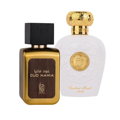 Pachet 2 parfumuri Opulent Musk 100 ml si Oud Mania by Nylaa 100 ml-Pachete promo