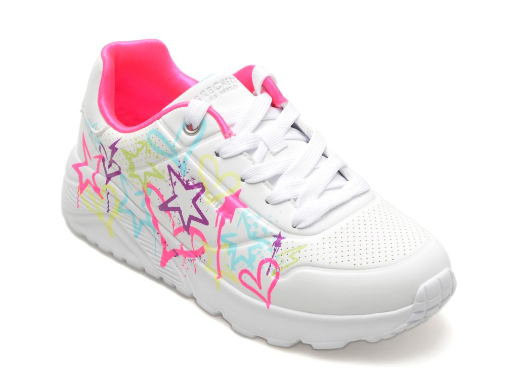 Pantofi sport SKECHERS albi