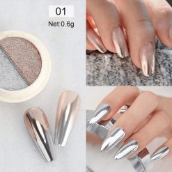 Pigment Efect Oglinda 2 culori - SS1 - Everin.ro-NAIL ART ❤️ > Diverse decoruri