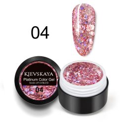 Platinum color gel KIEVSKAYA- 04 - PLK-04 - Everin.ro-GELURI COLORATE ❤️ > STARRY PLATINUM COLOR GEL