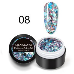 Platinum color gel KIEVSKAYA- 08 - PLK-08 - Everin.ro-GELURI COLORATE ❤️ > STARRY PLATINUM COLOR GEL