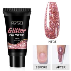 Polygel Glitter Natali NT05 30gr - NT01 - Everin-Polygel / Acryl❤️ > Polygel Natali Glitter