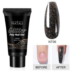 Polygel Glitter Natali NT06 30gr - NT01 - Everin-Polygel / Acryl❤️ > Polygel Natali Glitter