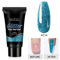 Polygel Glitter Natali NT14 30gr - NT06 - Everin-Polygel / Acryl❤️ > Polygel Natali Glitter