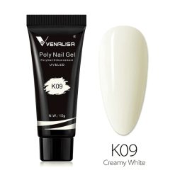 Polygel Venalisa 15ml- K09 Creamy White - K09 - Everin.ro-GEL DE UNGHII / GEL DE CONSTRUCTIE ❤️