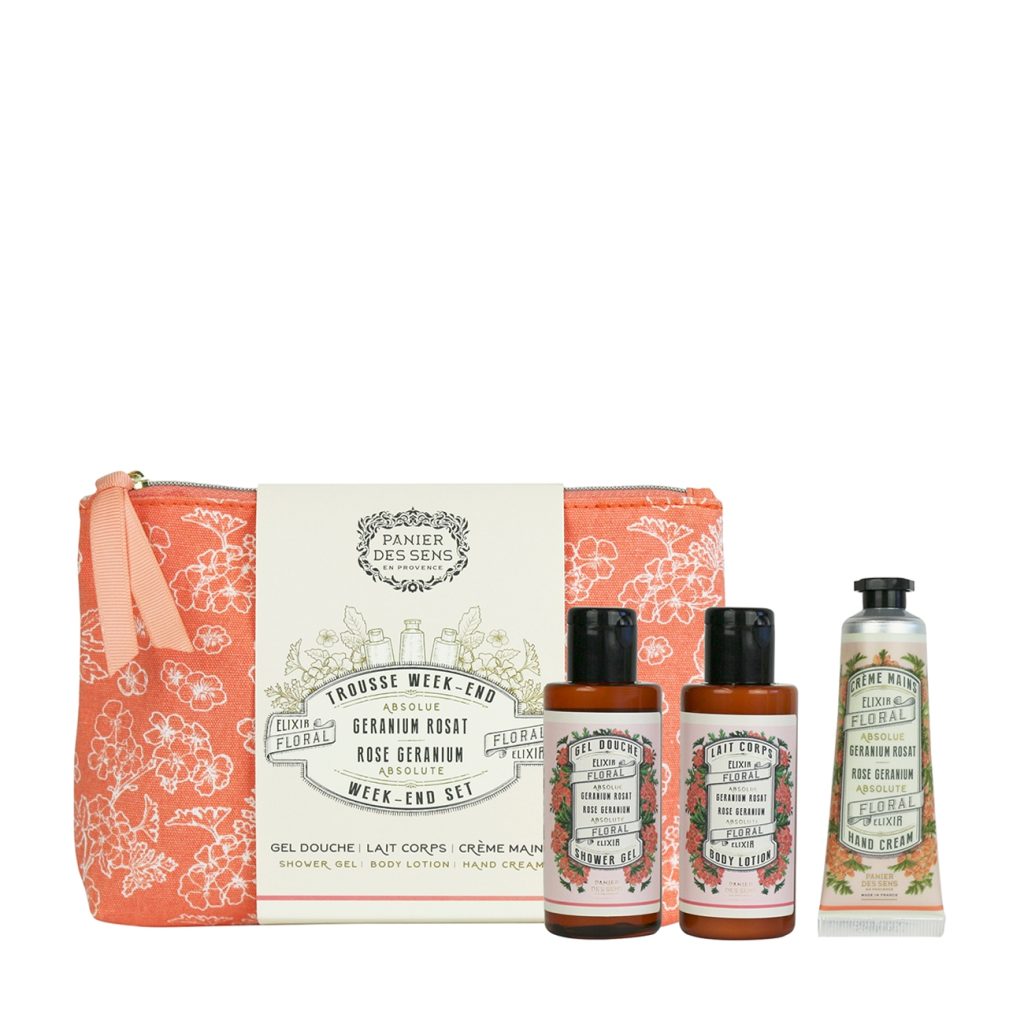 Rose geranium pouch set 170 ml-Ingrijirea pielii-Seturi