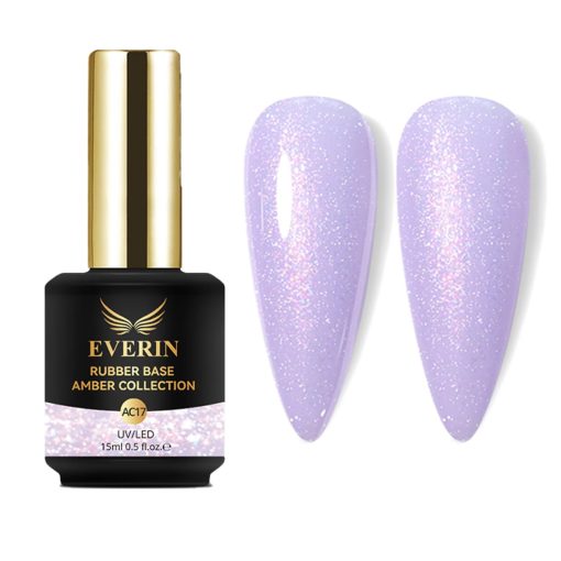 Rubber Base Everin Amber Collection 15ml- 017 - AC2 - Everin-EVERIN > RUBBER BASE / BAZA RUBBER ❤️ > Baza rubber color Everin