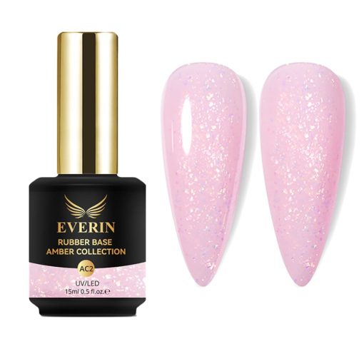 Rubber Base Everin Amber Collection 15ml- 02 - AC2 - Everin-EVERIN > RUBBER BASE / BAZA RUBBER ❤️ > Baza rubber color Everin