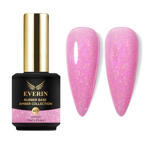 Rubber Base Everin Amber Collection 15ml- 05 - AC04 - Everin-EVERIN > RUBBER BASE / BAZA RUBBER ❤️ > Baza rubber color Everin