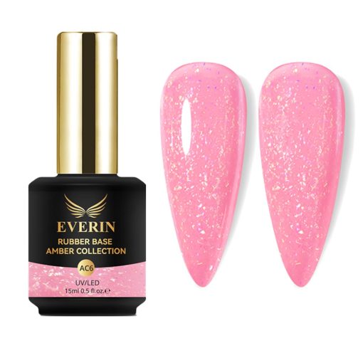 Rubber Base Everin Amber Collection 15ml- 06 - AC04 - Everin-EVERIN > RUBBER BASE / BAZA RUBBER ❤️ > Baza rubber color Everin