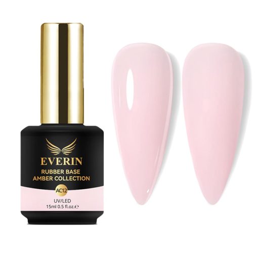 Rubber Base Everin Amber Collection 15ml- 12 - AC02 - Everin-EVERIN > RUBBER BASE / BAZA RUBBER ❤️ > Baza rubber color Everin