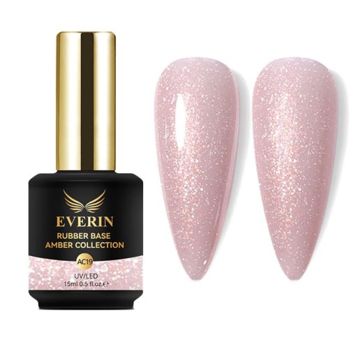 Rubber Base Everin Amber Collection 15ml- 19 - AC18 - Everin-EVERIN > RUBBER BASE / BAZA RUBBER ❤️ > Baza rubber color Everin