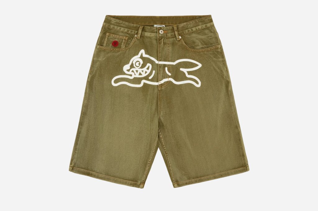 Running Dog Denim Shorts-Barbati