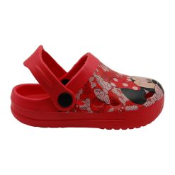 Saboti slingback cu imprimeu Minnie Mouse-FETE-INCALTAMINTE/Papuci