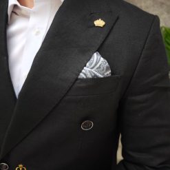 Sacou de barbati din IN Slim Fit Negru SC911 4