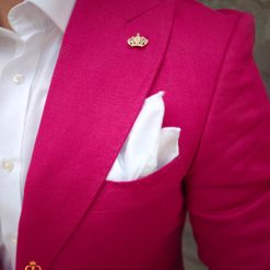 Sacou de barbati din IN Slim Fit Roz SC913 4