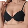 Sutien microfibra T-shirt cu push-up si sarme Cotonella 8643 00B1-FEMEI