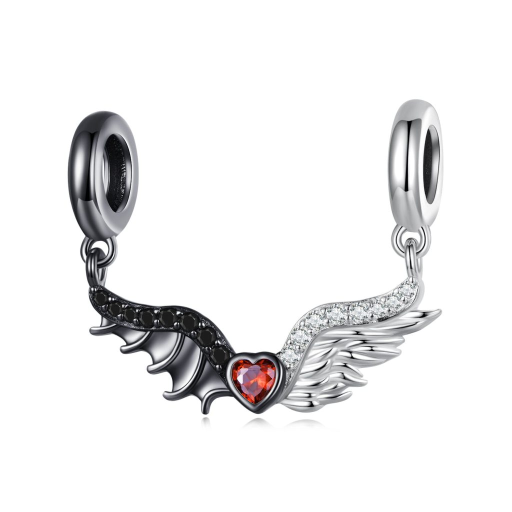 Talisman din argint Angel and Demon Love-Talismane >> Talismane din Argint (toate)