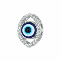 Talisman din argint Big Blue Eye-Talismane >> Talismane din Argint (toate)