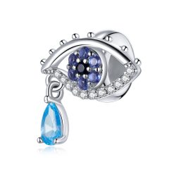 Talisman din argint Blue Sparkling Eye-Talismane >> Talismane din Argint (toate)