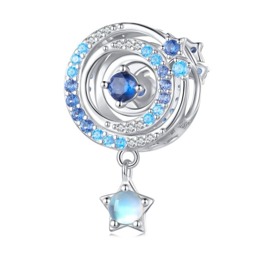 Talisman din argint Blue Sparkling Star-Talismane >> Talismane din Argint (toate)