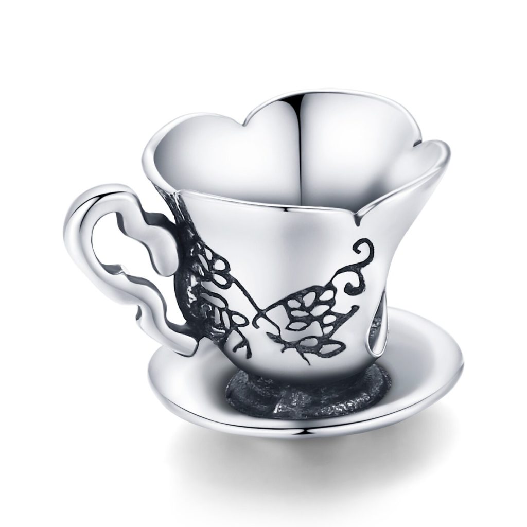 Talisman din argint Bohemian Tea Cup-Talismane >> Talismane din Argint (toate)