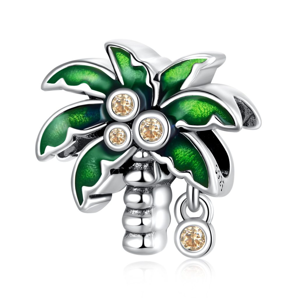 Talisman din argint Coconut Sparkling Tree-Talismane >> Talismane din Argint (toate)