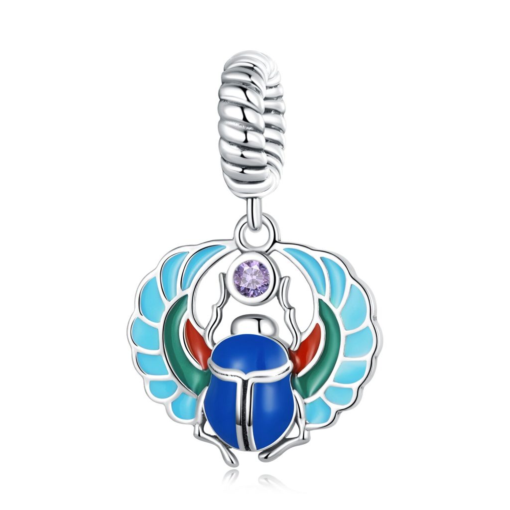 Talisman din argint Colorful Beetle-Talismane >> Talismane din Argint (toate)