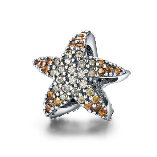 Talisman din argint Coral Starfish-Talismane >> Talismane din Argint (toate)