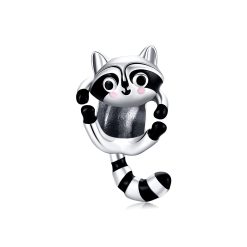 Talisman din argint Cute Racoon-Talismane >> Talismane din Argint (toate)