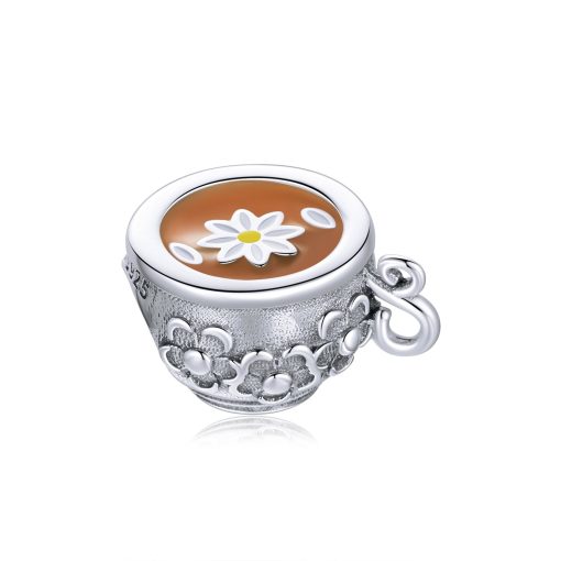Talisman din argint Flower Tea-Talismane >> Talismane din Argint (toate)