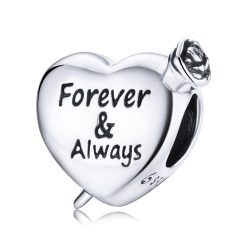 Talisman din argint Forever & Always Love-Talismane >> Talismane din Argint (toate)