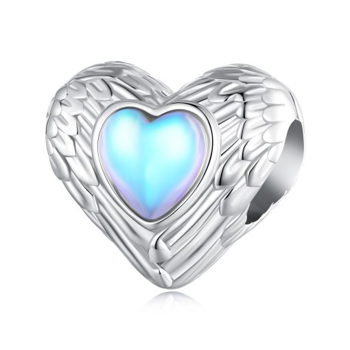 Talisman din argint Guardian Heart-Talismane >> Talismane din Argint (toate)