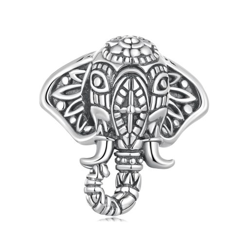 Talisman din argint Indian Elephant-Talismane >> Talismane din Argint (toate)