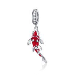 Talisman din argint Koi Fish-Talismane >> Talismane din Argint (toate)