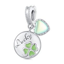 Talisman din argint Lucky Clover-Talismane >> Talismane din Argint (toate)