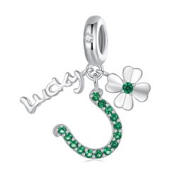 Talisman din argint Lucky Clover Charm-Talismane >> Talismane din Argint (toate)