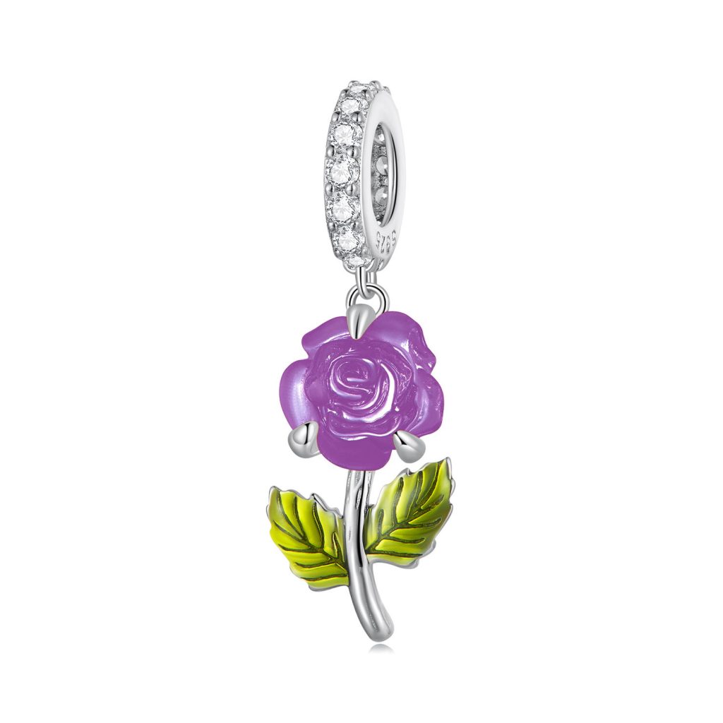 Talisman din argint Shifter Purple Rose-Talismane >> Talismane din Argint (toate)