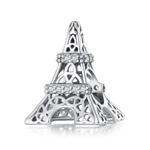 Talisman din argint Shiny Eiffel Tower-Talismane >> Talismane din Argint (toate)